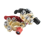 1 Pair Car Battery Terminals Quick Disconnect Cables Connectors, with L Wrench + Insulation Pad + Brush - Image 4