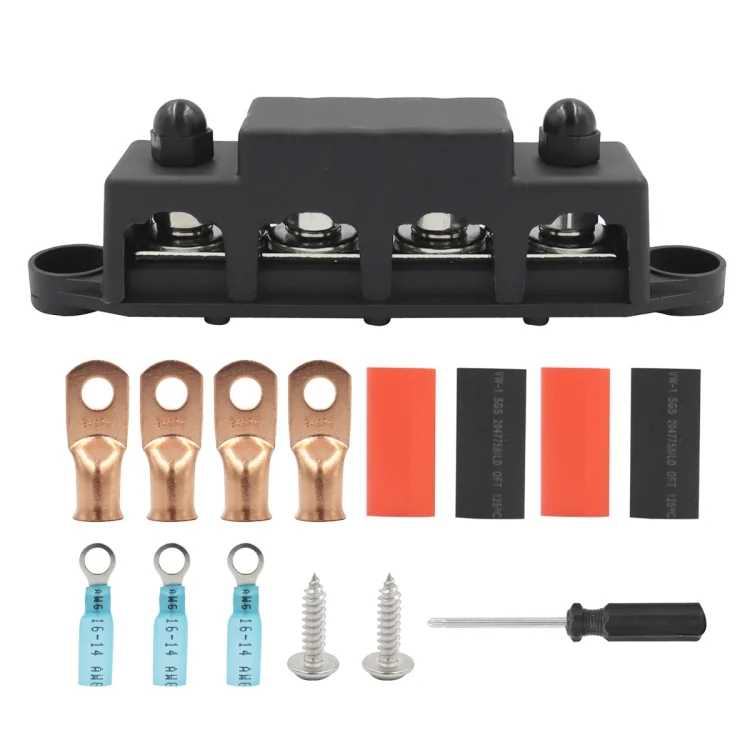 EDA003578401.webp RV Ship High Current Power Distribution Terminal Block with Accessories - Image 1