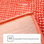 Chenille Non Slip Shaggy Soft Water Absorption Bedroom Bathroom kitchen Carpet Mat - Image 6