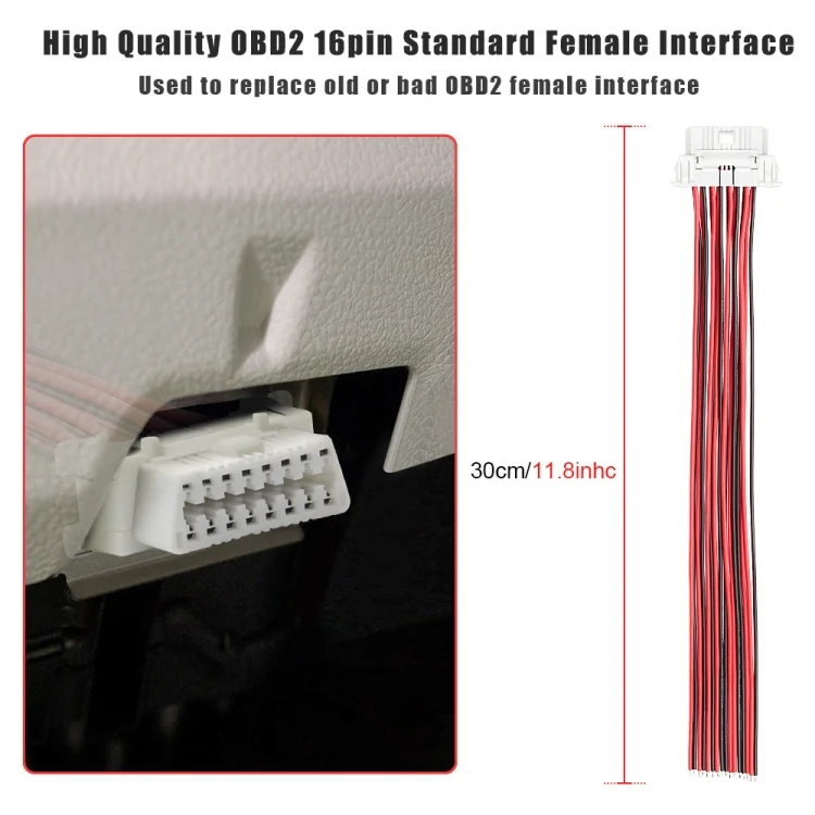 EDA003670801_2.webp 30cm 16Pin Fixed Terminal Extension Cable - Image 3