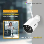 SriHome SH034C 4.0MP AI Humanoid Tracking WiFi Outdoor Surveillance Camera - Image 2