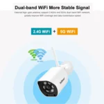 SriHome SH034C 4.0MP AI Humanoid Tracking WiFi Outdoor Surveillance Camera - Image 8