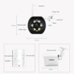SriHome SH034C 4.0MP AI Humanoid Tracking WiFi Outdoor Surveillance Camera - Image 10