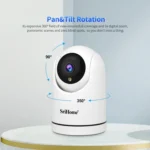 SriHome SH042 2.0MP 1080P HD AI WiFi Pan-tilt Surveillance Camera - Image 3
