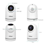 SriHome SH042 2.0MP 1080P HD AI WiFi Pan-tilt Surveillance Camera - Image 9