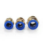 PC6-04 LAIZE 2pcs PC Male Thread Straight Pneumatic Quick Fitting Connector - Image 2