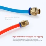 PC6-04 LAIZE 2pcs PC Male Thread Straight Pneumatic Quick Fitting Connector - Image 4