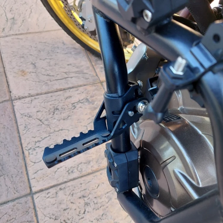 EDA003719101_B2.webp For BMW R1250GS R1200 GS ADV Motorcycle 22-25mm Front Folding Foot Pegs Footrests Clamps - Image 3