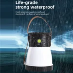 USB Multi-function Portable Rechargeable Solar Emergency Camping Lamp Flashlight - Image 2