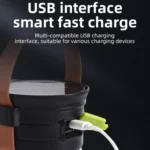 USB Multi-function Portable Rechargeable Solar Emergency Camping Lamp Flashlight - Image 5