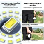 USB Multi-function Portable Rechargeable Solar Emergency Camping Lamp Flashlight - Image 7