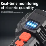 Strong Bright 5 Core LED Flashlight USB Rechargeable Powerful Torch - Image 4