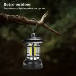 Portable Retro Hanging Lamp Lantern Camping Tent Light - Image 9