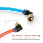 PL6-04 LAIZE 2pcs Male Thread Elbow Pneumatic Quick Fitting Connector - Image 4