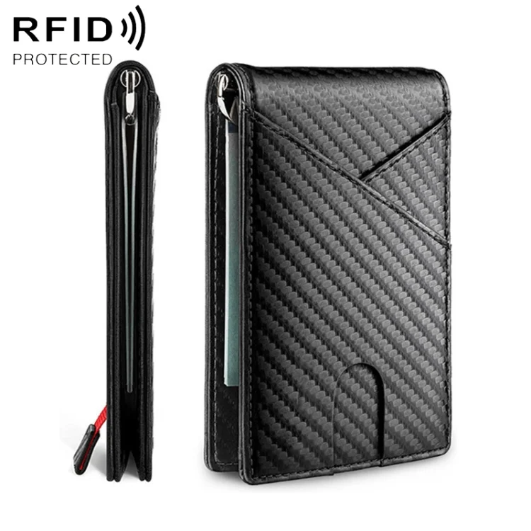 EDA003725701A.webp W2108A1 Carbon fiber Business Wallet For Men - Image 1