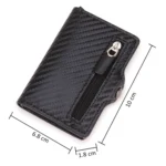 C1911H9 RFID Multi-card PU Leather Metal Card Package - Image 2