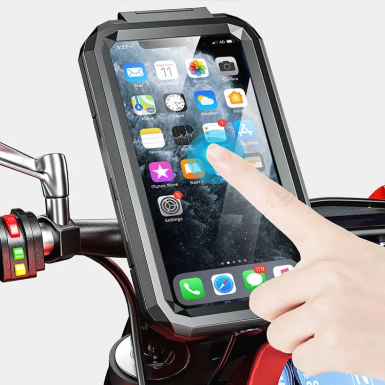 EDA0037346_6.webp Kewig M18S-QD Motorcycle / Bicycle Waterproof Quick Release Mobile Phone Holder - Image 7