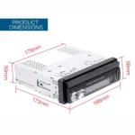 9601 7 inch Car Electric Retractable MP5 Player Supports Bluetooth Hand-free Calling Reverse - Image 3