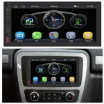 FS02C 7 inch HD Capacitive Touch Screen Car MP5 Player Supports Bluetooth Reverse&Mobile Phone Internet&Wired CarPlay + Android Auto