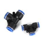 PE-14 LAIZE 2pcs PBT Plastic Tee Joint Pneumatic Quick Fitting Connector - Image 2