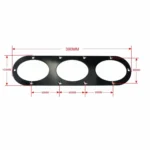 2 in 1 Universal Car Rear Bumper Air Diversion Diffuser Panel - Image 3