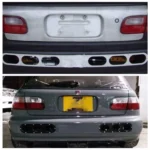 2 in 1 Universal Car Rear Bumper Air Diversion Diffuser Panel - Image 5