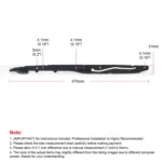 For Ford F-150 2015-2020 / F-250 2017-2019 Car Sunroof Track Assembly Repair Kit - Image 2