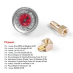 For Honda Civic Car Modification Fuel Pressure Gauge 0-100PSI - Image 3