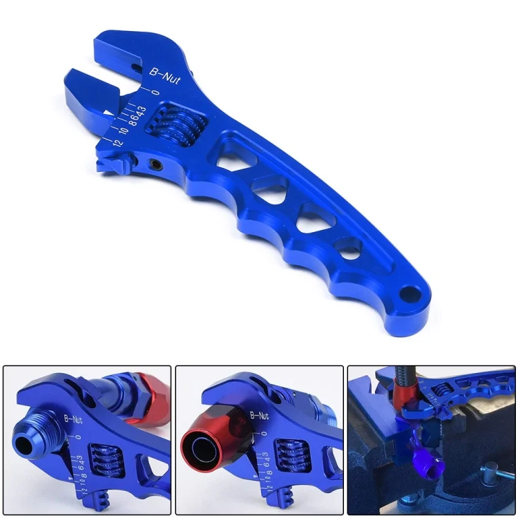 Car AN3-AN12 Adjustable Aluminum Wrench Hose Fitting Tool