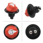 Car Yacht Battery Selector Isolator Disconnect Rotary Switch Cut With Power Cord - Image 3