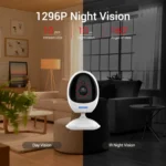 ESCAM QF006 3MP 1296P HD Indoor Wireless PTZ IP Camera IR Night Vision AI Humanoid Detection Home Security CCTV Monitor - Image 11