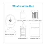 ESCAM QF006 3MP 1296P HD Indoor Wireless PTZ IP Camera IR Night Vision AI Humanoid Detection Home Security CCTV Monitor - Image 12