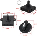 4 Gear 3 Speed Rotary Switch Fan Heater Speed Selector - Image 6
