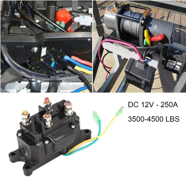 EDA0037561_6.webp For UTV / Pickup Truck / ATV Electric Winch Relay Heavy Duty Solenoid Contactor - Image 7