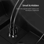 awei C-826 Mini Dual USB 2.4A Car Charger - Image 5