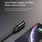 awei C-826 Mini Dual USB 2.4A Car Charger - Image 6