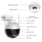 A18 4MP HD Wireless WiFi Smart Surveillance Camera, Specification:AU Plug - Image 3