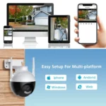 A18 4MP HD Wireless WiFi Smart Surveillance Camera, Specification:AU Plug - Image 8