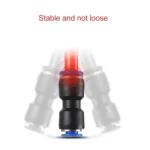 LAIZE 10pcs Plastic Reducing Straight Pneumatic Quick Fitting Connector - Image 3