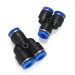 PY-14 LAIZE 2pcs Plastic Y-type Tee Reducing Pneumatic Quick Fitting Connector - Image 2