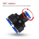 PY-14 LAIZE 2pcs Plastic Y-type Tee Reducing Pneumatic Quick Fitting Connector - Image 3