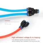 PY-14 LAIZE 2pcs Plastic Y-type Tee Reducing Pneumatic Quick Fitting Connector - Image 4
