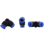 LAIZE 10pcs Plastic Elbow Pneumatic Quick Fitting Connector - Image 2