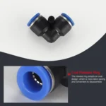 LAIZE 10pcs Plastic Elbow Pneumatic Quick Fitting Connector - Image 6