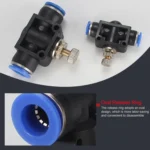 SA-4 LAIZE 2pcs Pipe Throttle Valve Quick Fitting Pneumatic Connector - Image 4