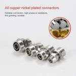 PC6-03 LAIZE 2pcs Nickel Plated Copper Pneumatic Quick Fitting Connector - Image 6