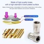 PCF6-02 LAIZE 2pcs Female Thread Straight Pneumatic Quick Fitting Connector - Image 4