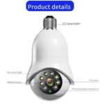 DP31 2.0MP HD Light Bulb WiFi Surveillance Camera, Support Motion Detection, Night Vision, Dual Light Source - Image 2