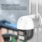 QX67 3MP Humanoid Recognition AI Alarm WiFi Dome IP Camera, US Plug - Image 7