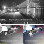 QX67 3MP Humanoid Recognition AI Alarm WiFi Dome IP Camera, US Plug - Image 10